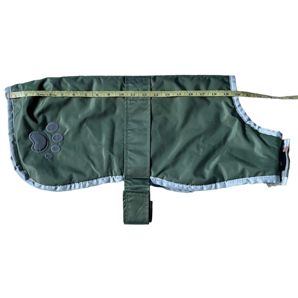 2-1 REVERSIBLE Dog Coat Orange Olive Camo L EUC - Picture 7 of 13